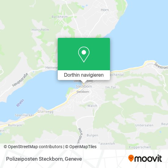 Polizeiposten Steckborn Karte
