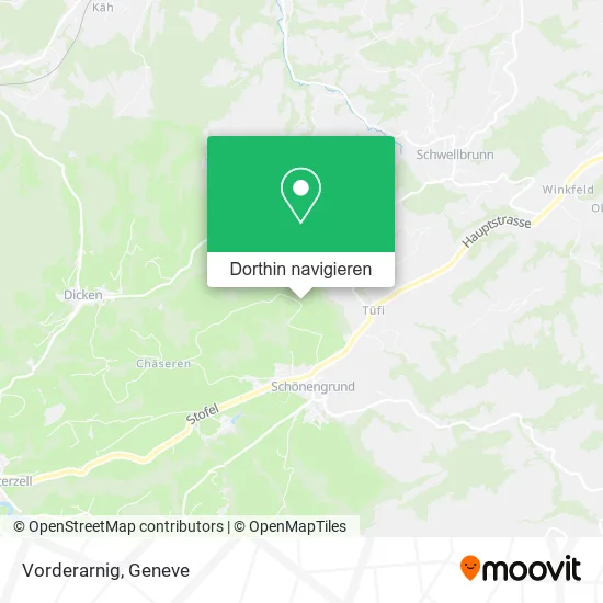 Vorderarnig Karte