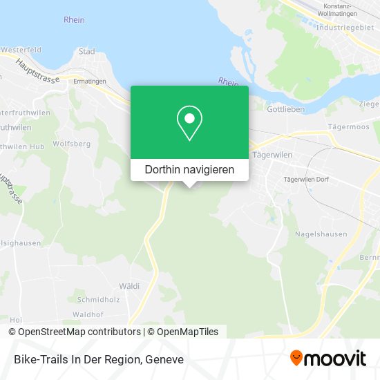 Bike-Trails In Der Region Karte