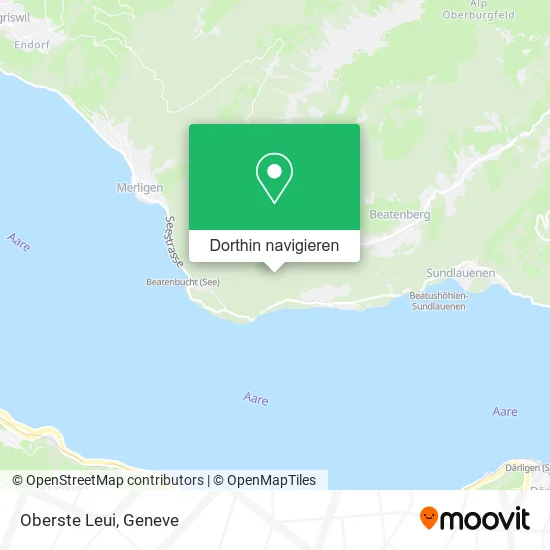 Oberste Leui Karte