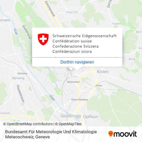 Bundesamt Für Meteorologie Und Klimatologie Meteoschweiz Karte