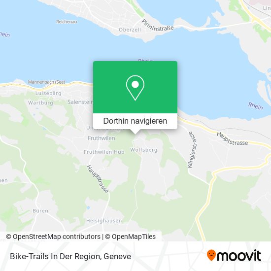 Bike-Trails In Der Region Karte
