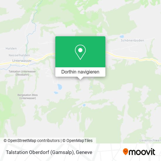 Talstation Oberdorf (Gamsalp) Karte