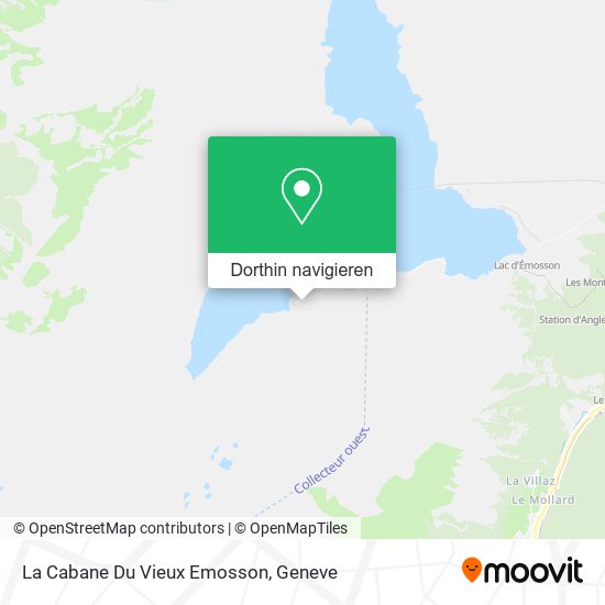 La Cabane Du Vieux Emosson Karte
