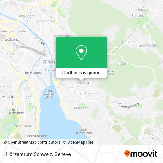 Hörzentrum Schweiz Karte