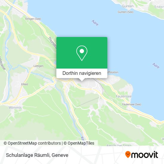 Schulanlage Räumli Karte