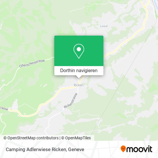 Camping Adlerwiese Ricken Karte