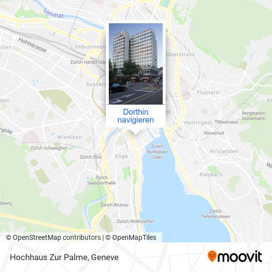 Hochhaus Zur Palme Karte