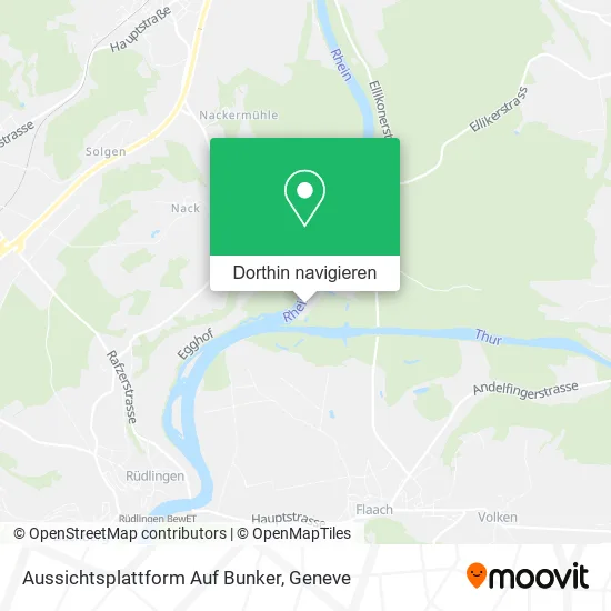 Aussichtsplattform Auf Bunker Karte
