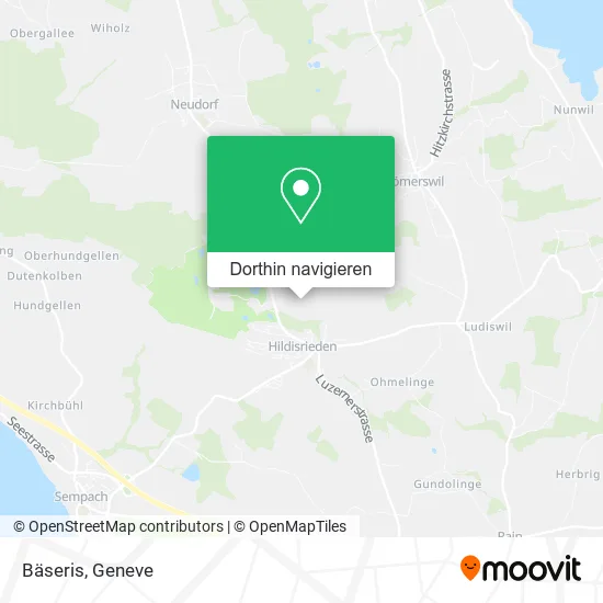 Bäseris Karte