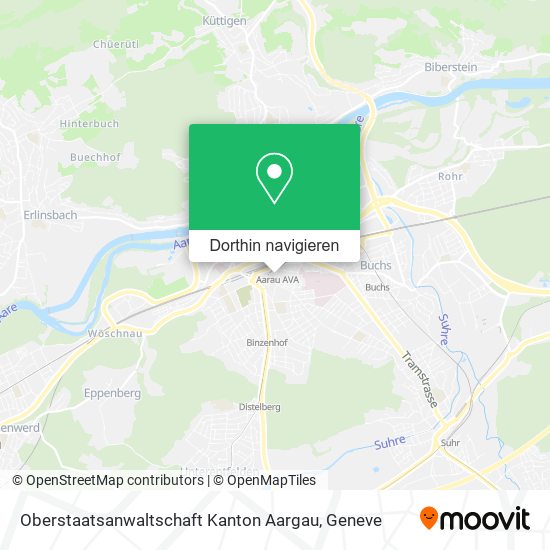 Oberstaatsanwaltschaft Kanton Aargau Karte