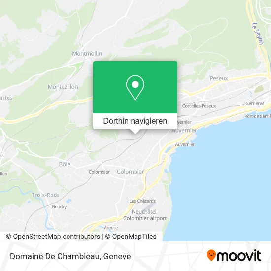 Domaine De Chambleau Karte