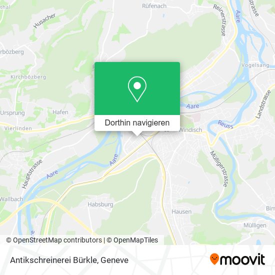 Antikschreinerei Bürkle Karte