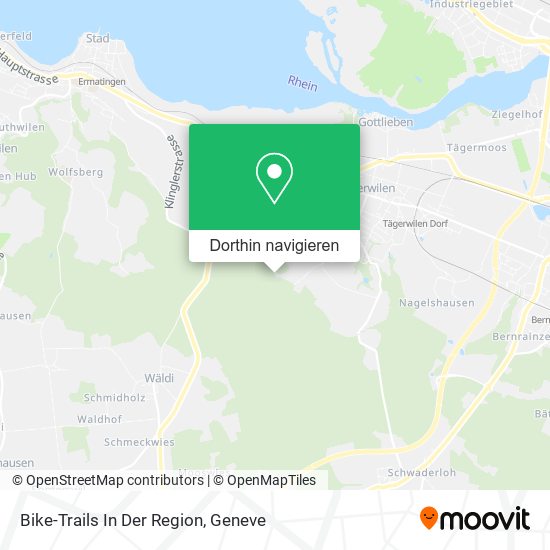 Bike-Trails In Der Region Karte