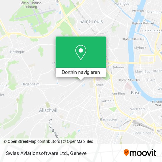 Swiss Aviationsoftware Ltd. Karte
