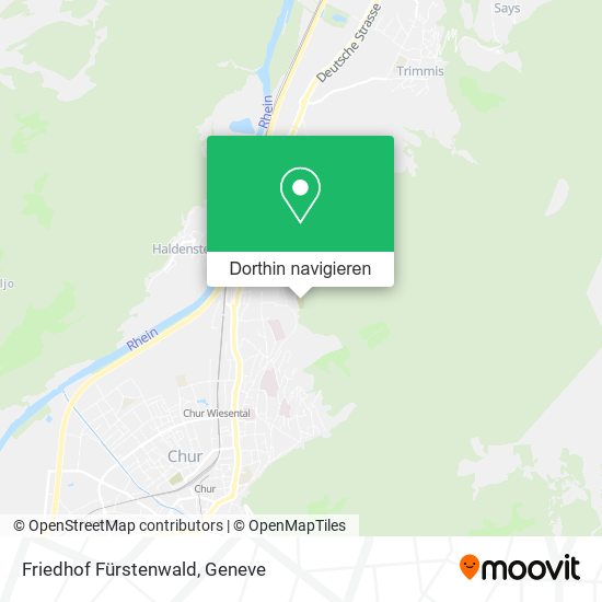 Friedhof Fürstenwald Karte