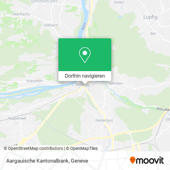 Aargauische Kantonalbank Karte