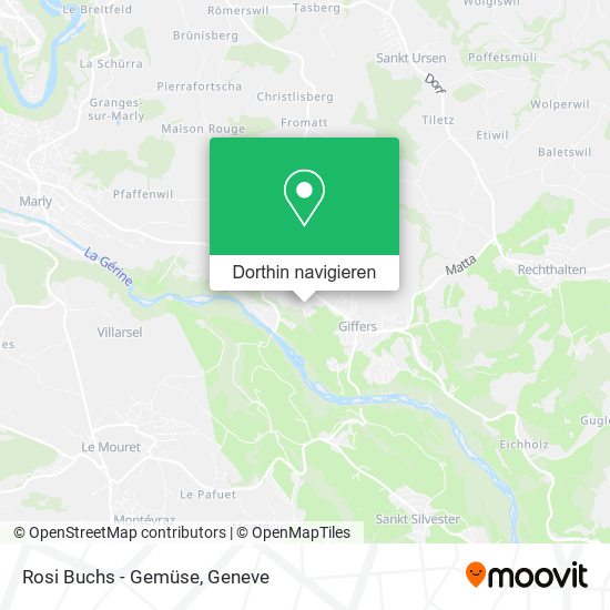 Rosi Buchs - Gemüse Karte
