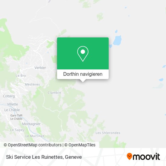 Ski Service Les Ruinettes Karte