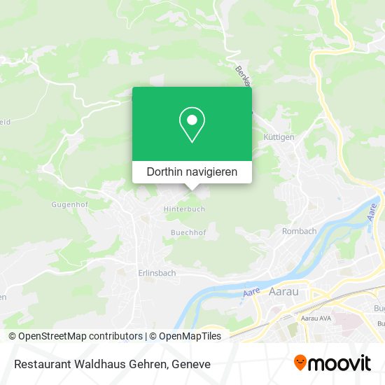 Restaurant Waldhaus Gehren Karte