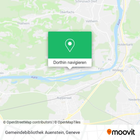 Gemeindebibliothek Auenstein Karte