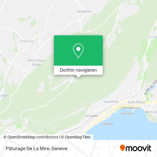 Pâturage De La Mire Karte