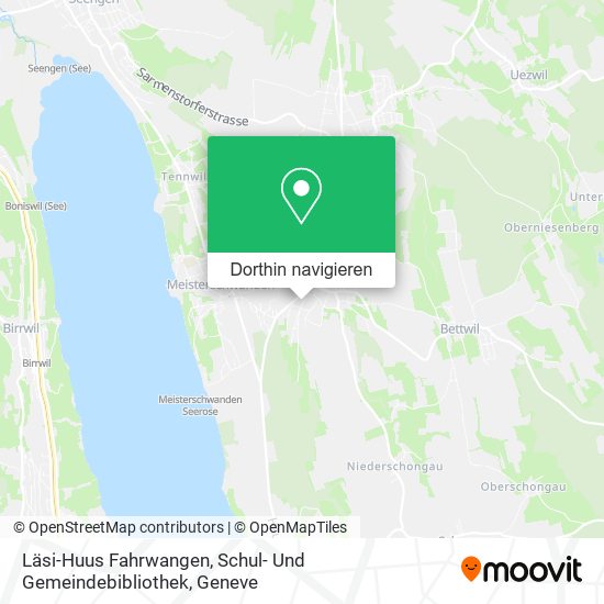 Läsi-Huus Fahrwangen, Schul- Und Gemeindebibliothek Karte