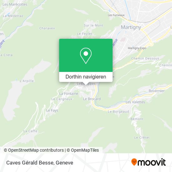 Caves Gérald Besse Karte