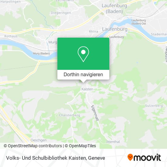 Volks- Und Schulbibliothek Kaisten Karte