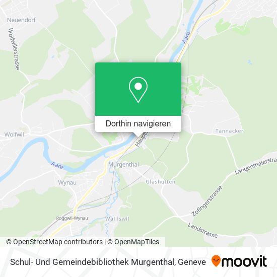 Schul- Und Gemeindebibliothek Murgenthal Karte