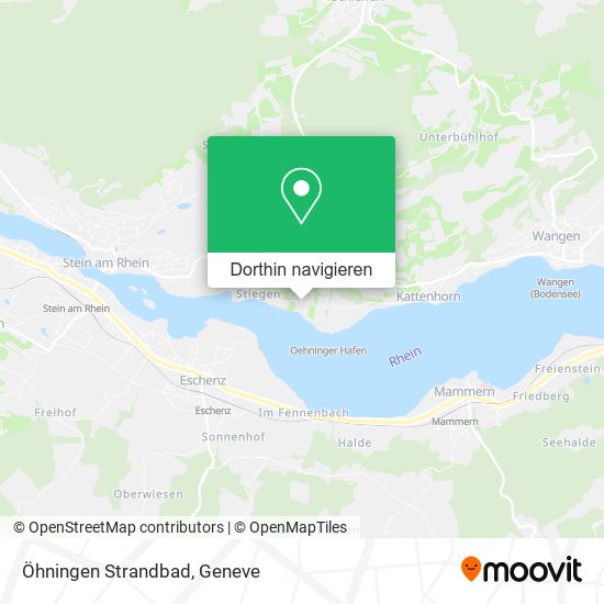 Öhningen Strandbad Karte