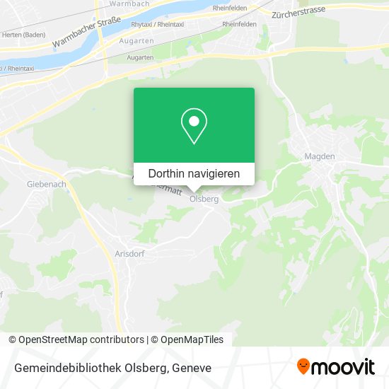 Gemeindebibliothek Olsberg Karte