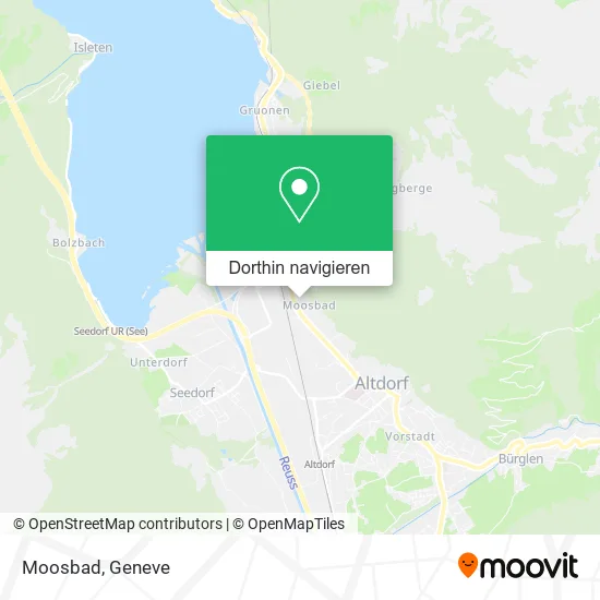 Moosbad Karte