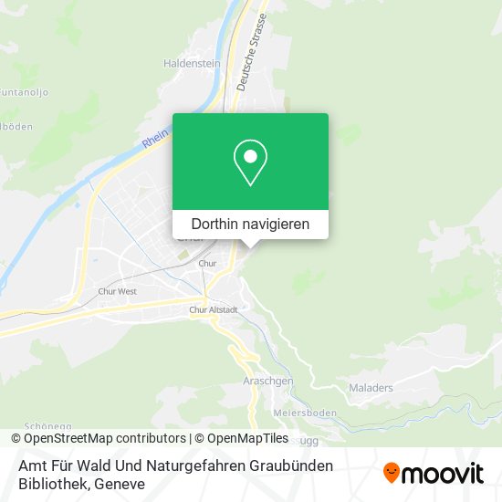 Amt Für Wald Und Naturgefahren Graubünden Bibliothek Karte