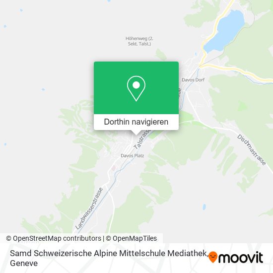 Samd Schweizerische Alpine Mittelschule Mediathek Karte