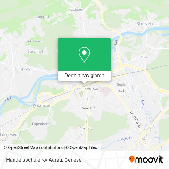 Handelsschule Kv Aarau Karte