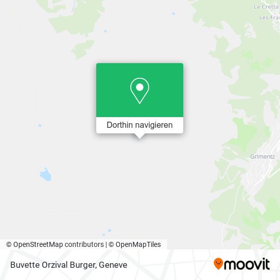 Buvette Orzival Burger Karte