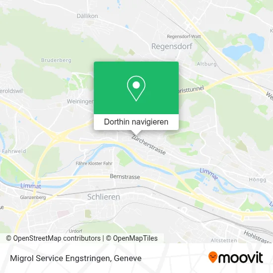 Migrol Service Engstringen Karte