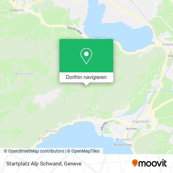 Startplatz Alp Schwand Karte