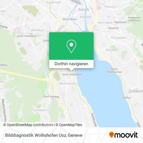 Bilddiagnostik Wollishofen Usz Karte