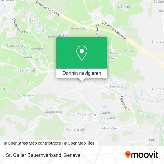 St. Galler Bauernverband Karte