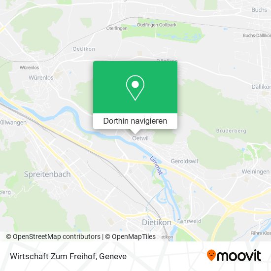 Wirtschaft Zum Freihof Karte
