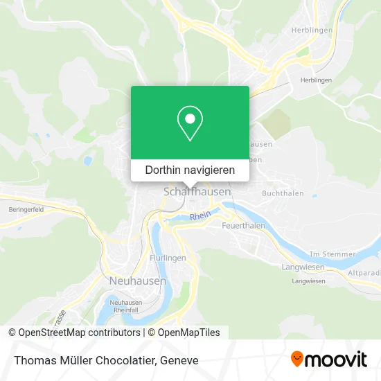 Thomas Müller Chocolatier Karte