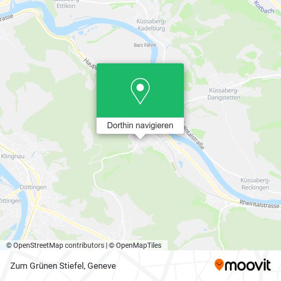 Zum Grünen Stiefel Karte