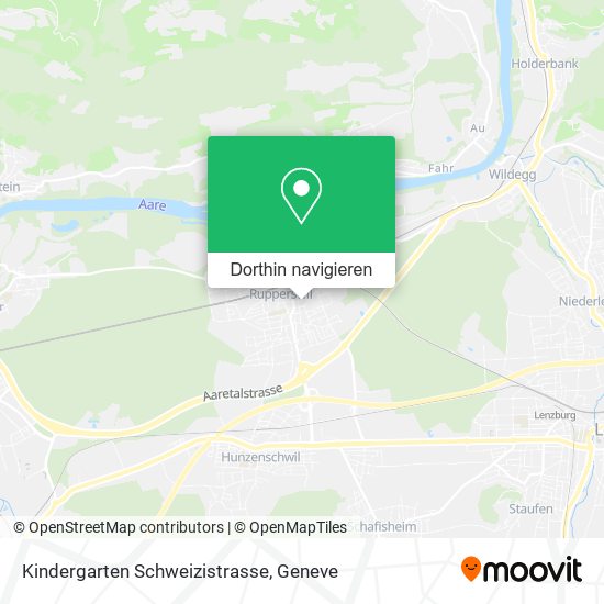 Kindergarten Schweizistrasse Karte