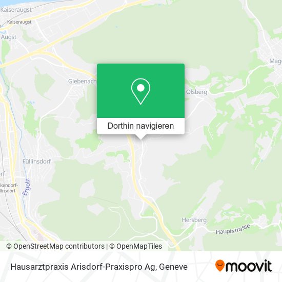 Hausarztpraxis Arisdorf-Praxispro Ag Karte