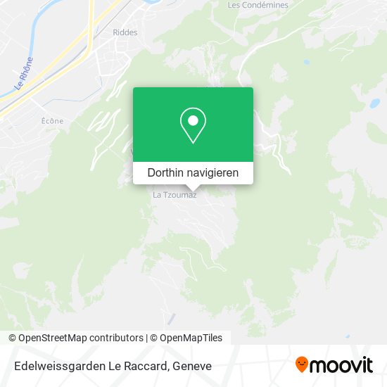 Edelweissgarden Le Raccard Karte