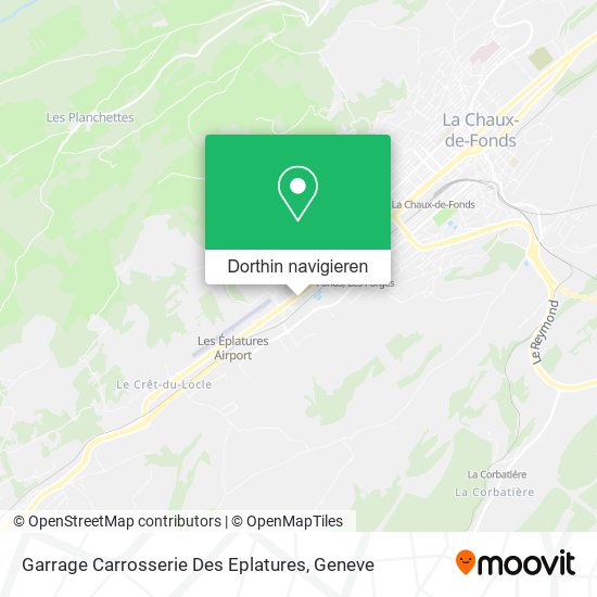 Garrage Carrosserie Des Eplatures Karte