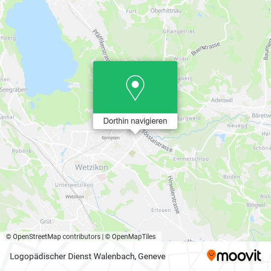 Logopädischer Dienst Walenbach Karte
