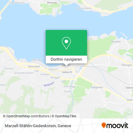Marzell-Stählin-Gedenkstein Karte